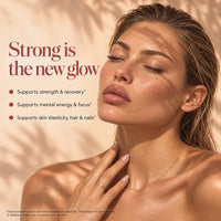 Strong is the new glow: Lyrenna supports strength and recovery, mental energy and focus, and skin elasticity, hair and nails